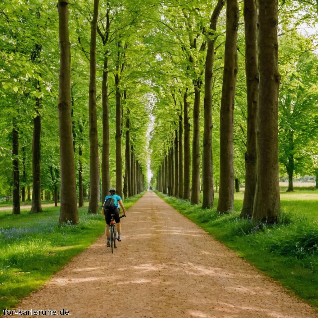 Nachhaltig unterwegs: Die besten Fahrradrouten rund um Karlsruhe